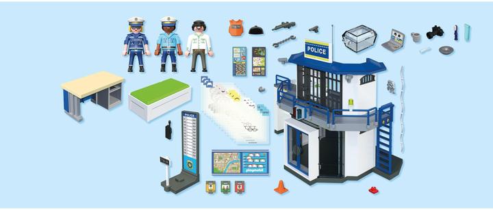 Actual product image Playmobil Police station with search room (71874, Playmobil City Action)