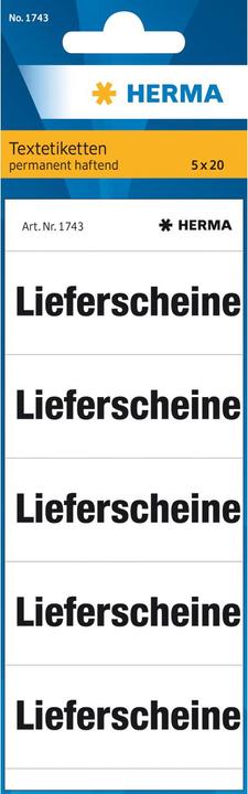Immagine prodotto HERMA 1743 etichetta autoadesiva permanente (e)