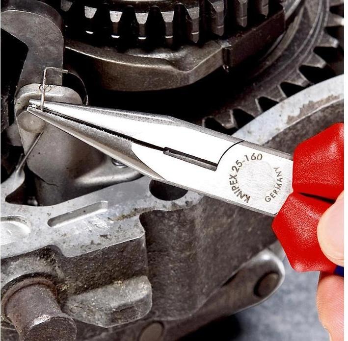 Produktbild Knipex Flachrundzange mit Schneide (160 mm)