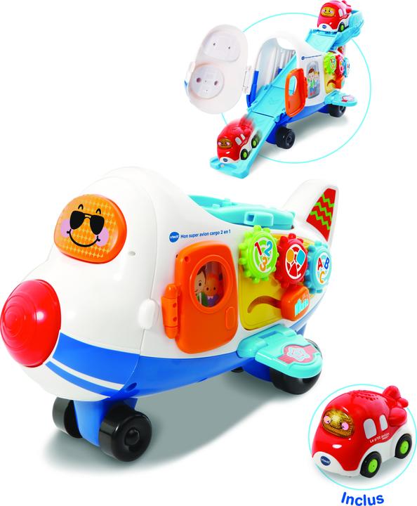 Produktbild VTech Tut Tut Bolides - Mon super avion cargo 2 en 1 (+ Timon, le petit avion)