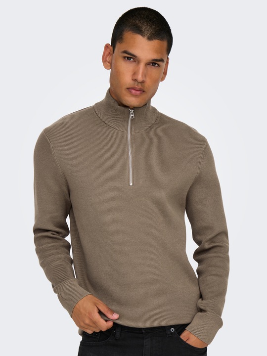 Produktbild Only & Sons Normal geschnitten Hoch geschlossen Pullover Strickpullover (XL)