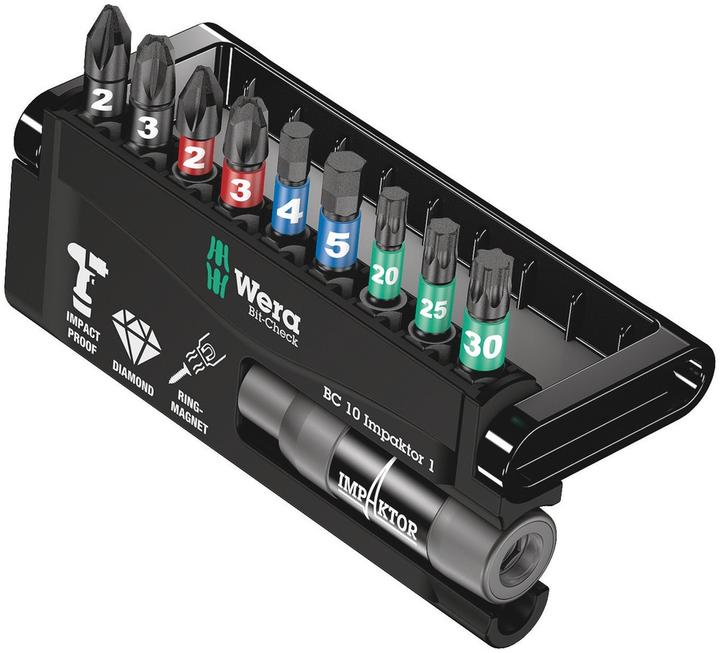 Produktbild Wera Bit-Check 10 Impaktor 1 SB (Innensechskant)