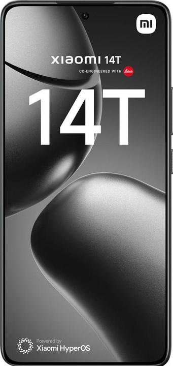 Productafbeelding Xiaomi 14T Pro 12GB/512GB (512 GB, Titanium Zwart, 6.67", Dubbele SIM, 5G)