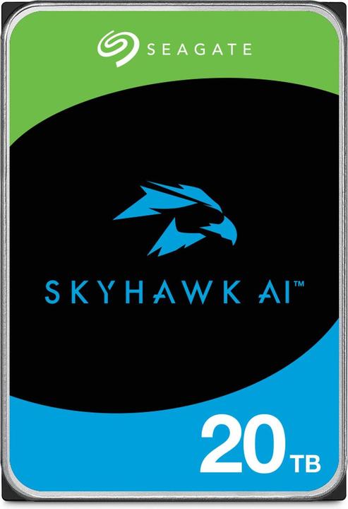 Produktbild Seagate HDD Skyhawk AI 20T 512MB 7.2K 3.5 SATA6G (20 TB, 3.5")