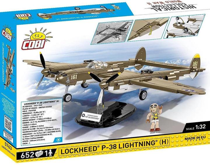 Produktbild Cobi H.C. WWII Lockheed P-38H Lightning