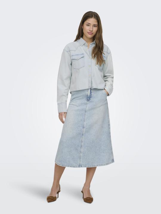 Produktbild Only Hohe Taille Langer Rock Jeansrock (M)
