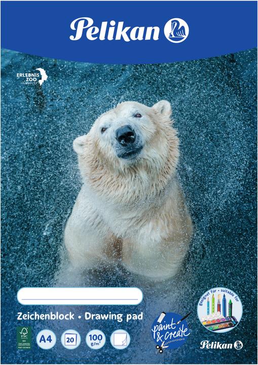 Produktbild Pelikan Zeichenblock (A4, Blanko)