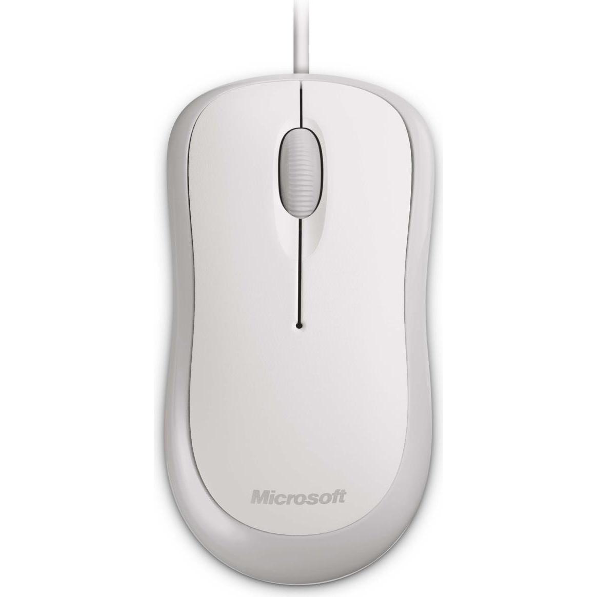 Thumbnail - Microsoft Basic (Kabelgebunden), Maus, Weiss