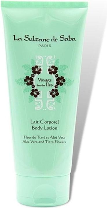 La Sultane de Saba Fleur Tiaré Lait Corporel (Crème pour le corps, Lotion pour le corps, Lait pour le corps, Huile pour le corps, Gel pour le corps, 200 ml)