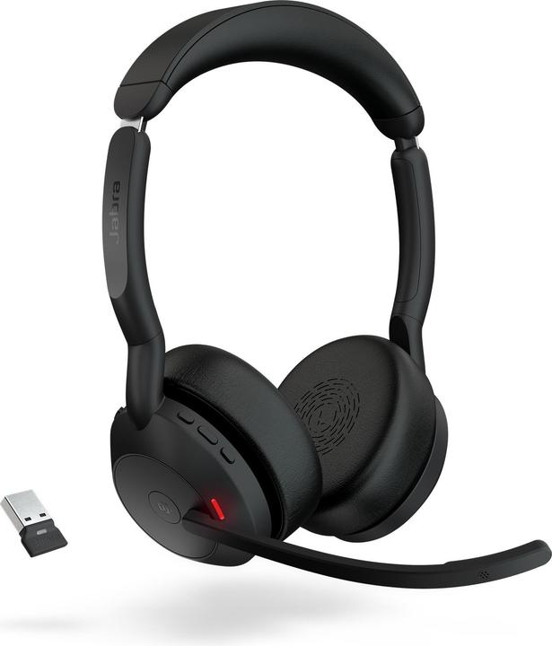 Image du produit Jabra Evolve2 55 (Sans fil, USB-A, Les équipes Microsoft)