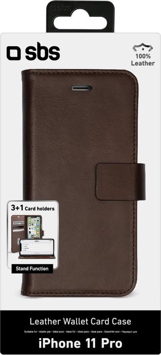 Actual product image SBS Genuine leather book (Apple iPhone 11 Pro)