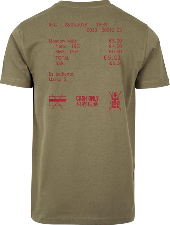 Produktbild Mister Tee Cash Only Tee - 7618 (L)