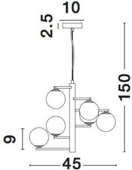 Produktbild Nova Luce Agrigento (G9)