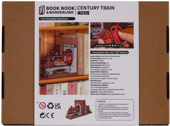 Actual product image Rolife Century Train - Book Nook