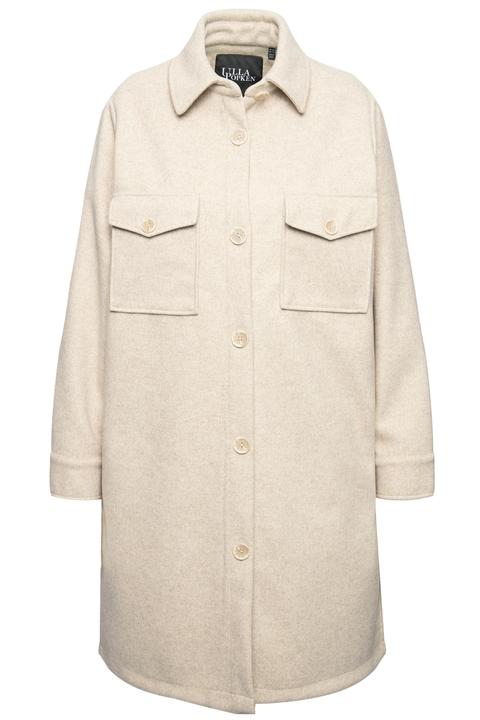 Image du produit Ulla Popken Longue veste chemisier, col chemise, poches poitrine et manches longues (54)