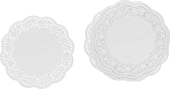 Image du produit VBS Napperon en dentelle, blanc, papier (50 x)