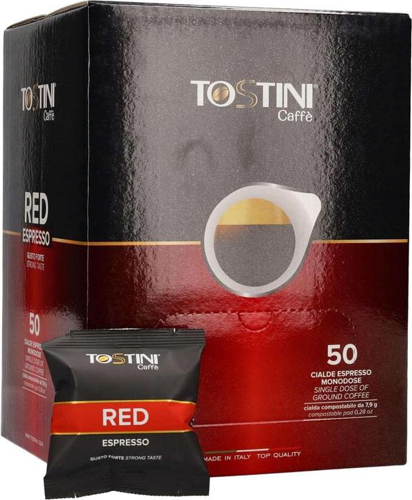 Produktbild Tostini Red Espresso Pads (50 x Port.)