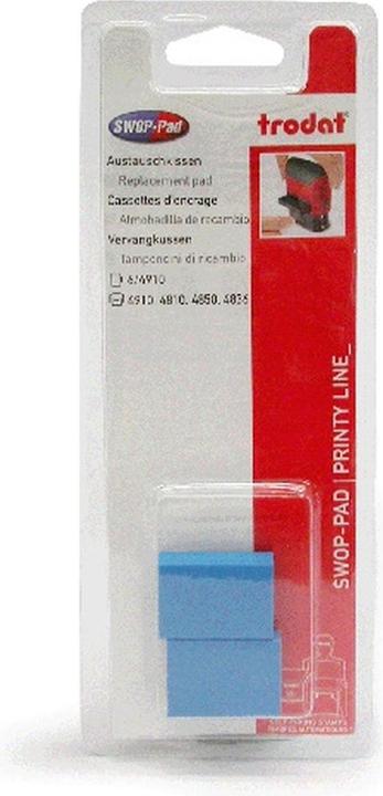 Produktbild Trodat ® Stempelersatzkissen 6/4910 4910 4810 4836 4910SA 29 x 9 mm (B x H) blau