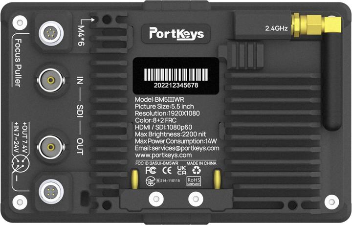 Produktbild Portkeys BM5 III WR 5.5 Zoll WCG On-Camera Monitor