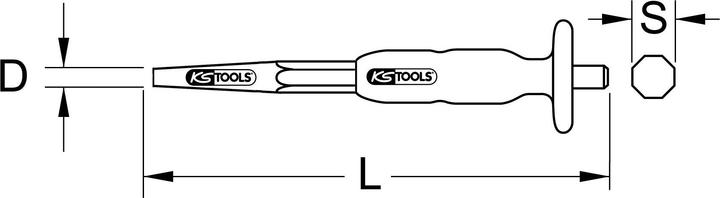 Produktbild KS Tools Durchtreiber