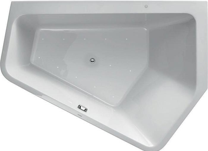 Actual product image Duravit Whirlpool bath PAIOVA 5 corner re 267 l 1900x1400mm we Air-System (267 l, 190 cm, 140 cm)