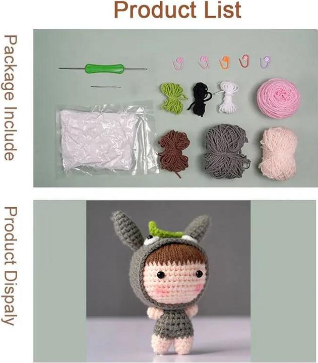 Actual product image Activity Board Häkelset für Anfänger Basteln Stricken