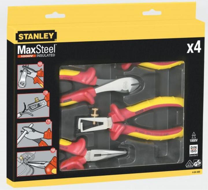 Image du produit Stanley Jeu de pinces FatMax VDE 4 pcs. (300 mm)