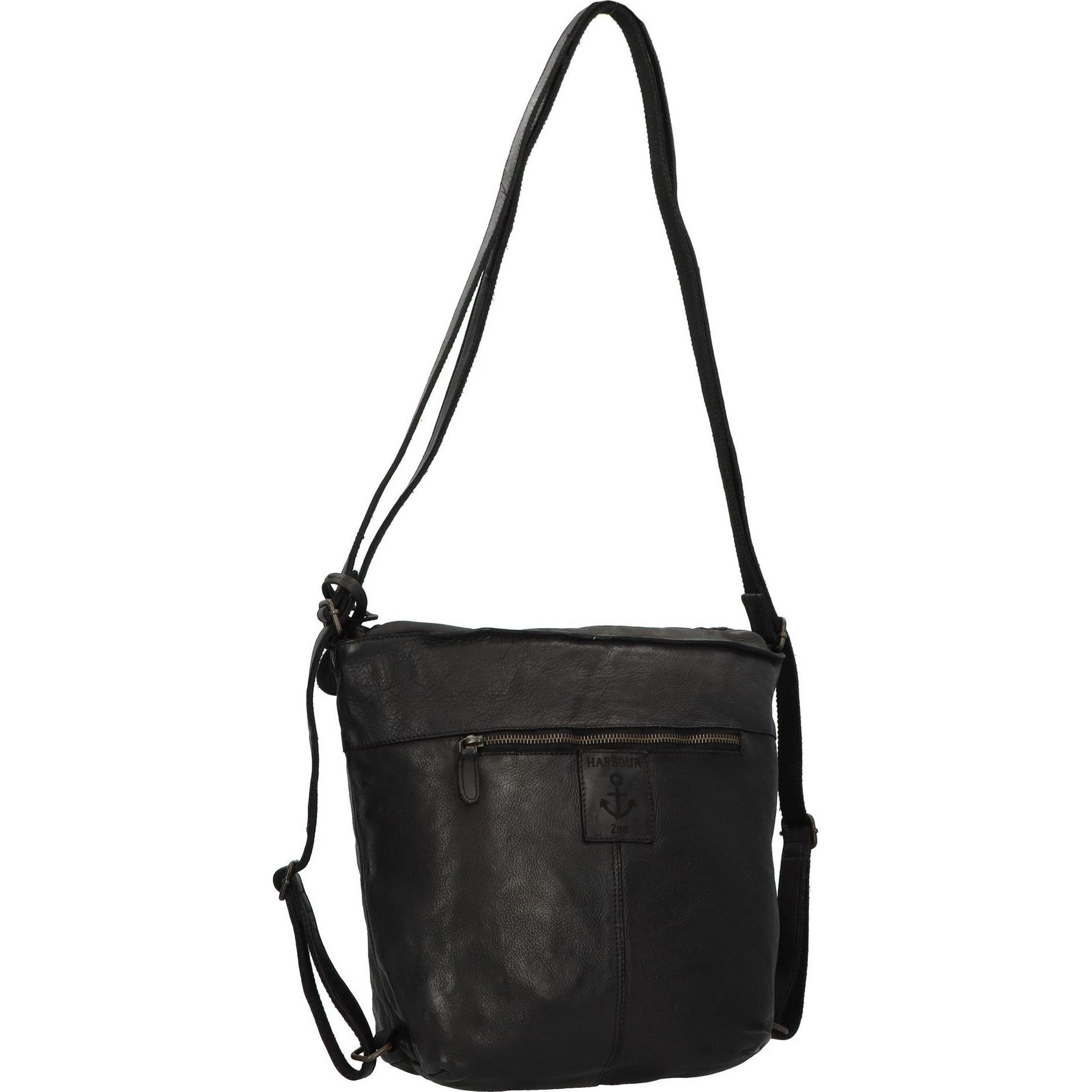 Thumbnail - Harbour 2nd, Handtasche, Urban Poets Baily Schultertasche Leder 32 cm, Grau