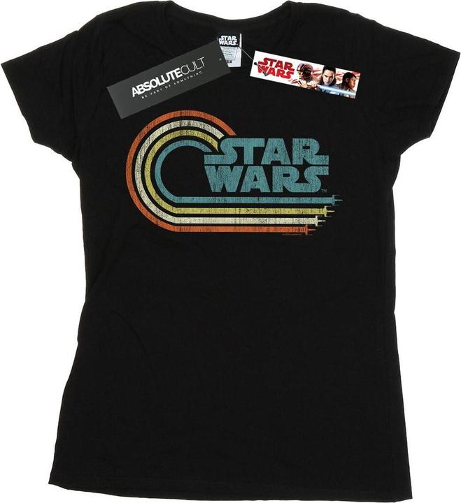 Immagine prodotto Star Wars Retro Wave Logo Maglietta Donna (L)