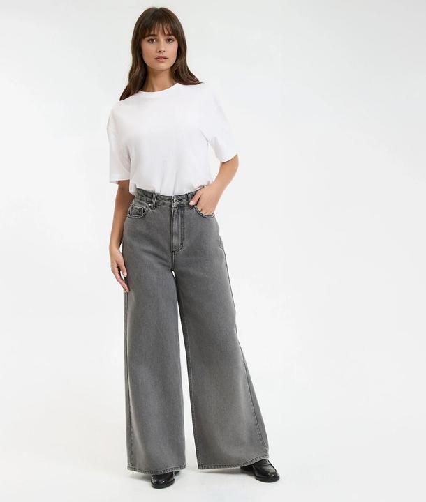 Actual product image La Redoute Collections Extraweite High-Waist-Jeans (Frequency band 38 (2600 MHz))