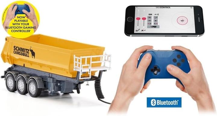 Actual product image Siku 3-axle dump semi-trailer