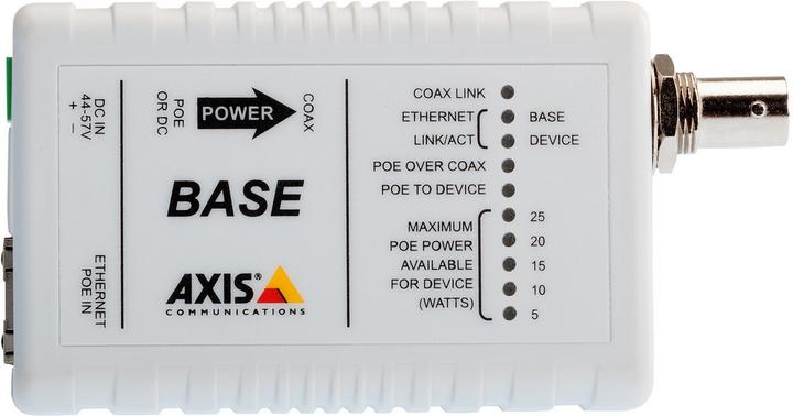 Axis T8640 PoE+ via Coax (Media-omzetter)