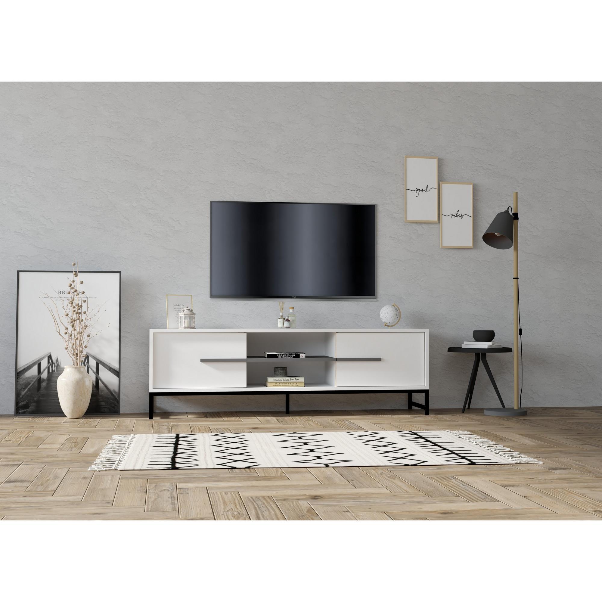 Thumbnail - Hanah Home, TV Möbel, Shane (160 x 40 x 50 cm)
