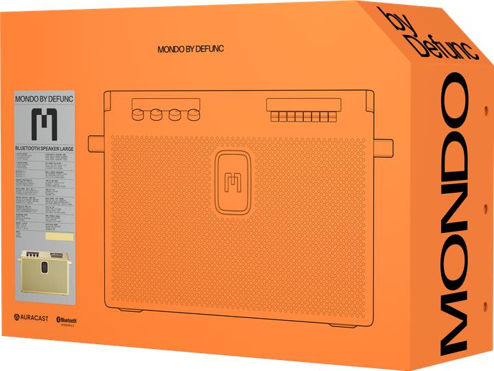 Image du produit Mondo by Defunc Grand haut-parleur Bluetooth, or (8 h)