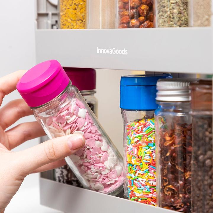 Actual product image InnovaGoods Sliding and swivelling spice rack
