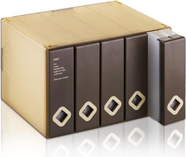 AhfuLife Boîtes de rangement pour CD/DVD/Blu-ray (CD)