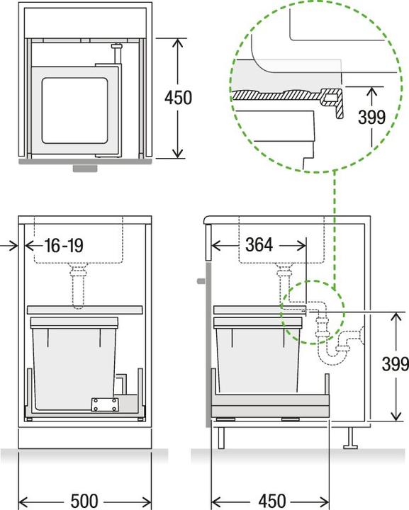 Immagine prodotto Müllex X-LINE X50 Basic Pro (40 l)