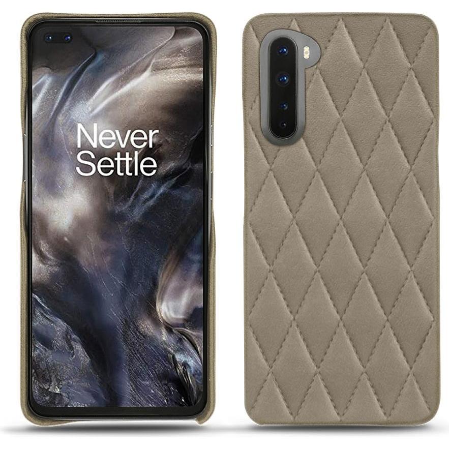 Thumbnail - Noreve Lederschutzhülle (OnePlus Nord), Smartphone Hülle, Beige