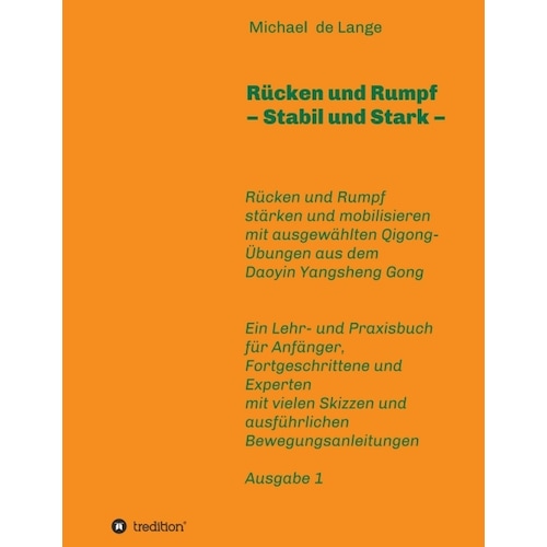 Rücken und Rumpf Stabil und Stark, Schulbücher von Michael de Lange