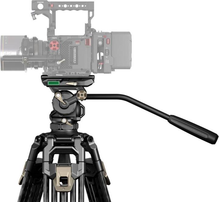 Produktbild Tilta CT08 Cine Fluid Head 75 mm, 2-Stage Carbon Fiber Tripod (Carbon, Metall)