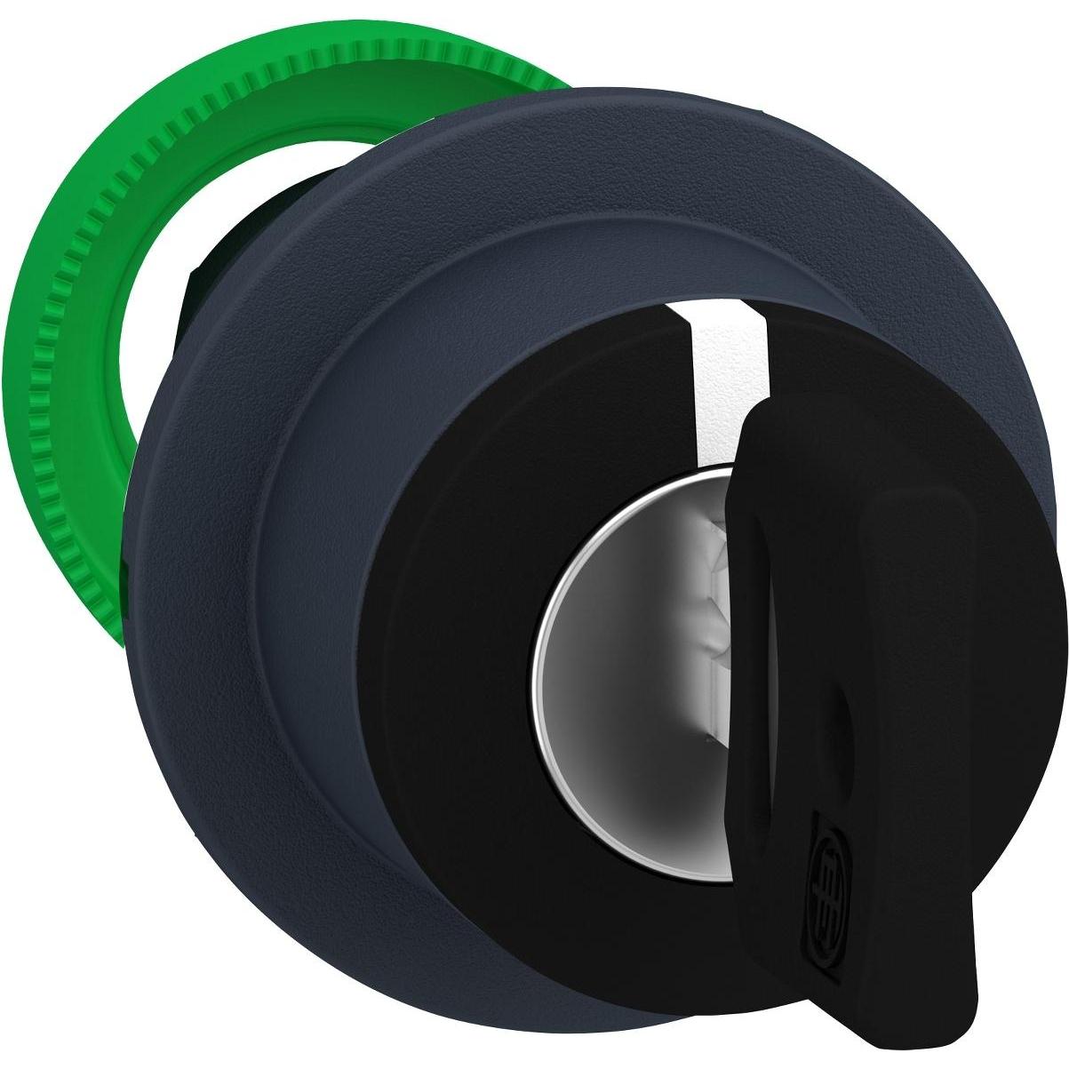 Thumbnail - Schneider Electric Flush Green Ill Selector Switch Head 3p, Taster + Schalter, Schwarz