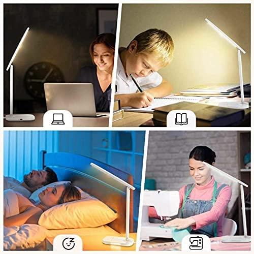 Produktbild Blaupunkt 6W LED Schreibtischlampe - Weiss - Dimmbar - Einstellbare Helligkeit und Farbtemperatur (350 lm)