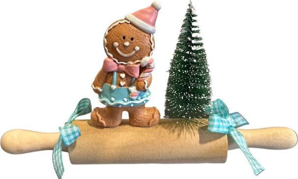 GuGus Deko XMAS Wallholz rosa türkis