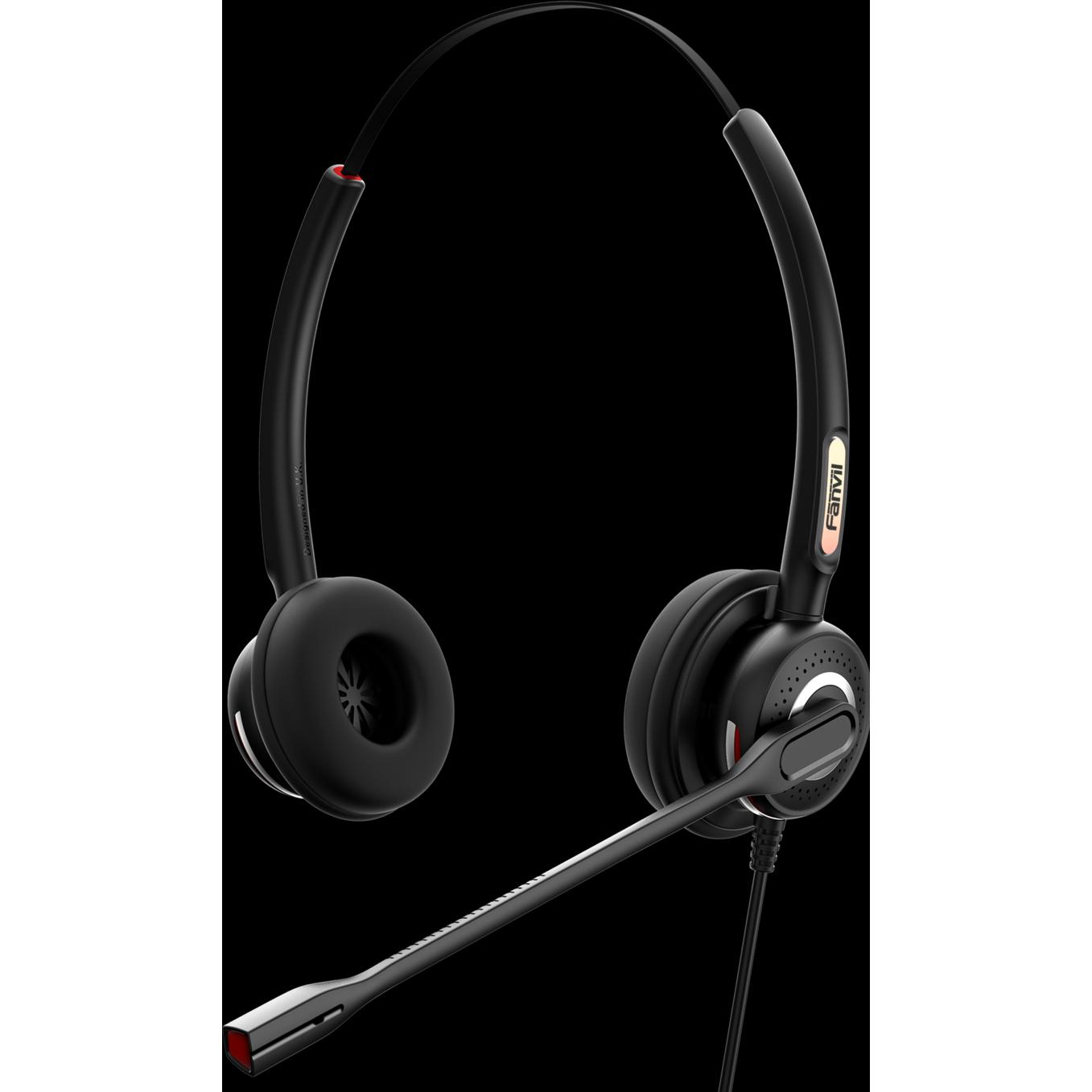 Thumbnail - Fanvil HT202 (Kabelgebunden), Office Headset, Schwarz