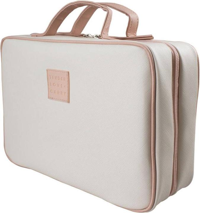 Actual product image Tender Love + Carry Pink Basics Saff Hanging Washbag