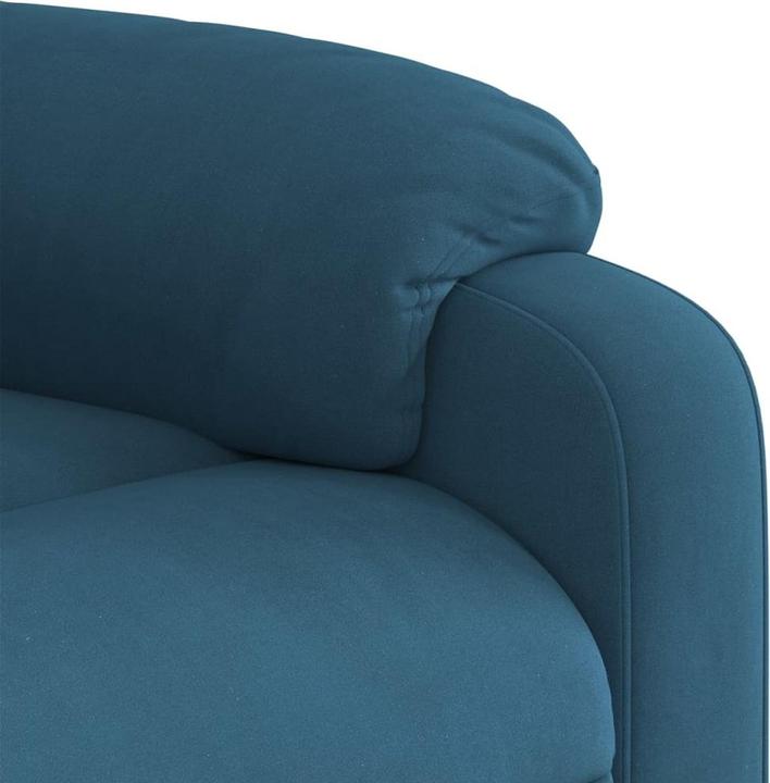 Image du produit vidaXL Fauteuil de massage releveur électrique Fauteuil de relaxation bleu velours
