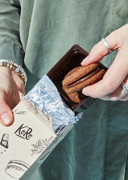 Produktbild KoRo Hafer-Doppelkeks mit dunkler Schokofüllung (1 Stk., 180 g)