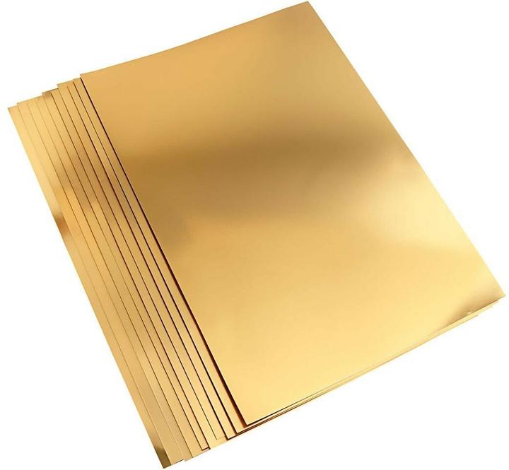 Actual product image Creativ Company Metallic paper A2, 280 g/m², gold, 10 sheets (280 g/m², 10x)