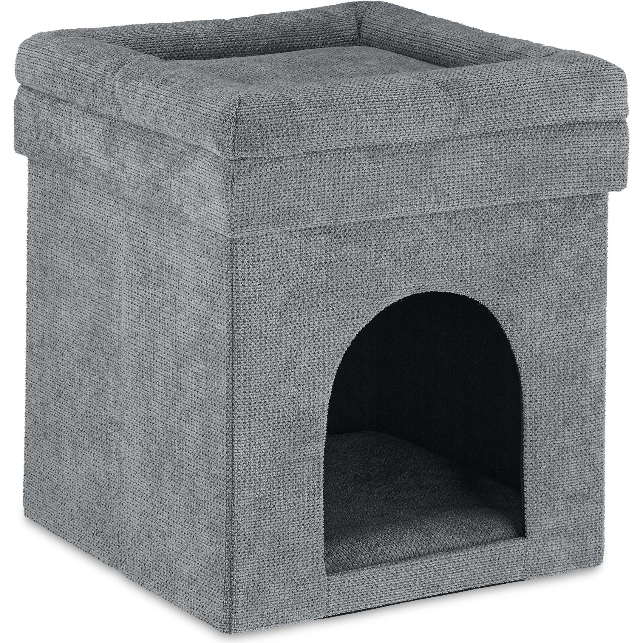 Relaxdays Katzenhöhle (Katze), Hundebett + Katzenbett