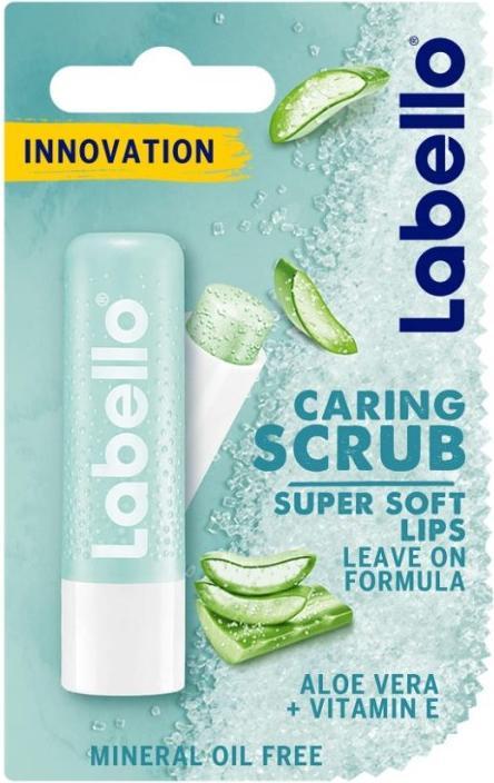 Produktbild LABELLO Caring Scrub Aloe Vera (Lippenpflege Stick, 5.50 ml)